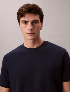 同色調 Monogram 圓領 T 恤, Dark Sapphire, hi-res