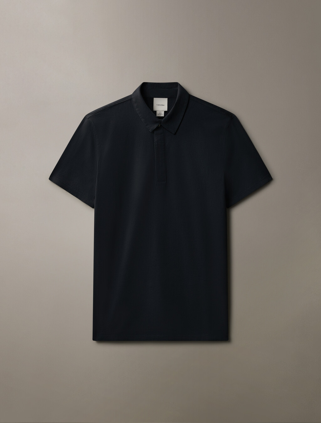 雙絲光棉短袖 Polo 衫, Vulcan, hi-res
