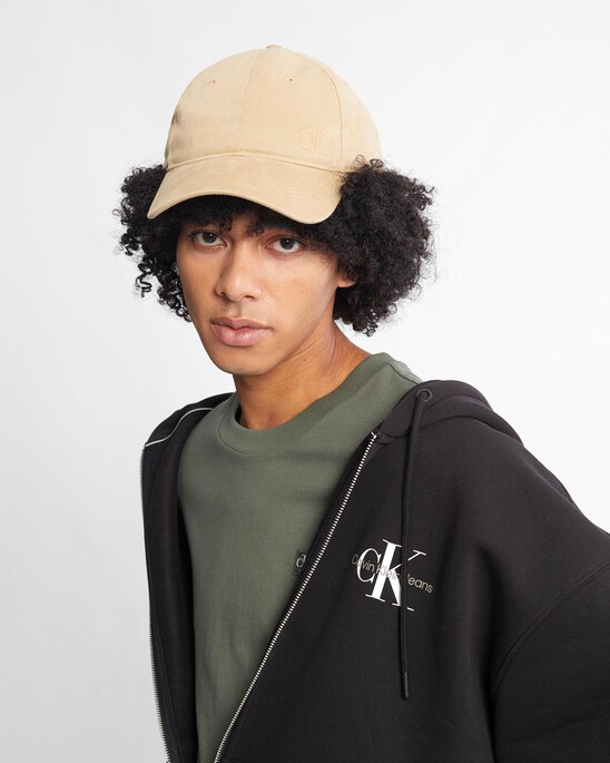Brushed Cotton Twill Logo Baseball Cap