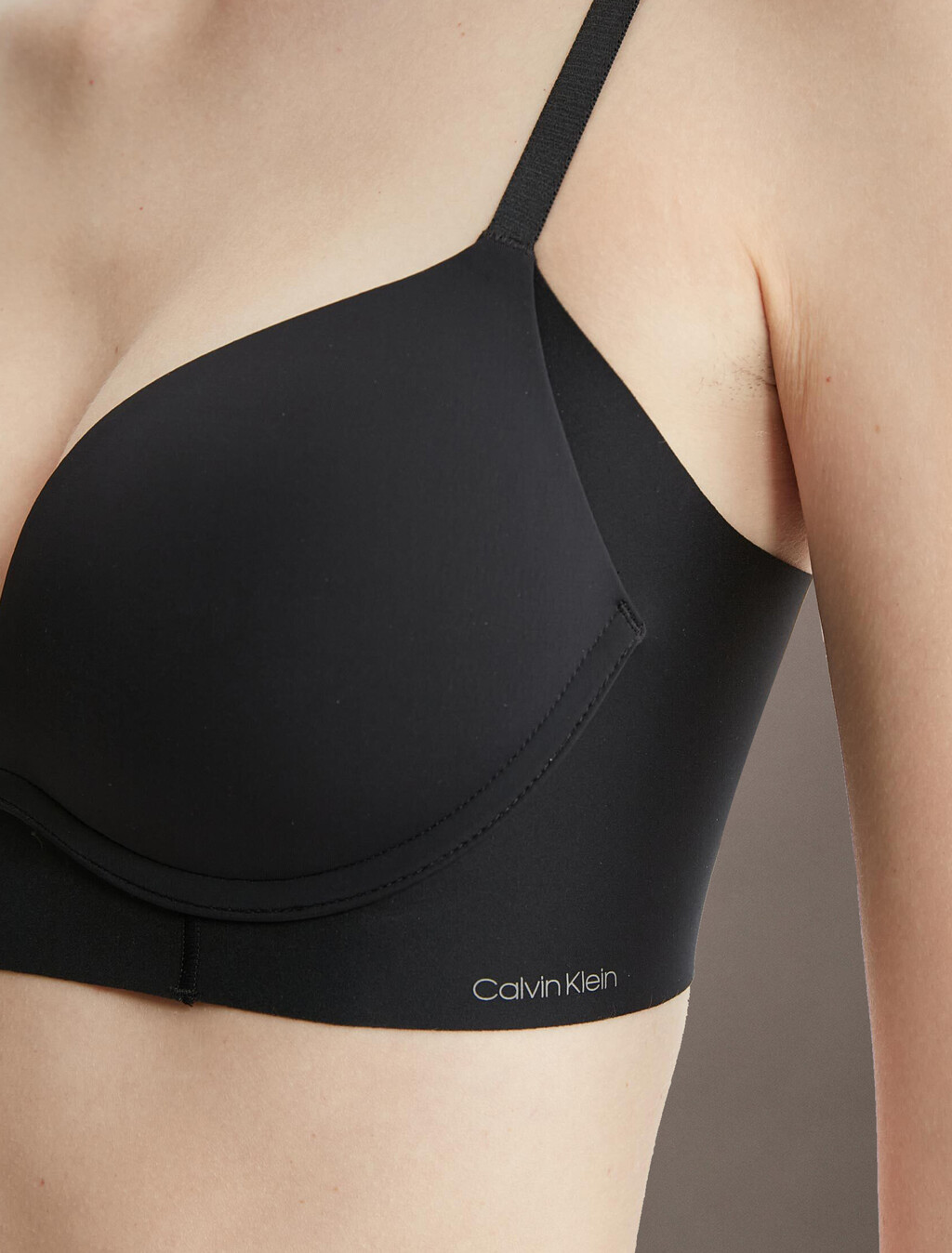 Invisibles Push Up Plunge Bra, Black, hi-res