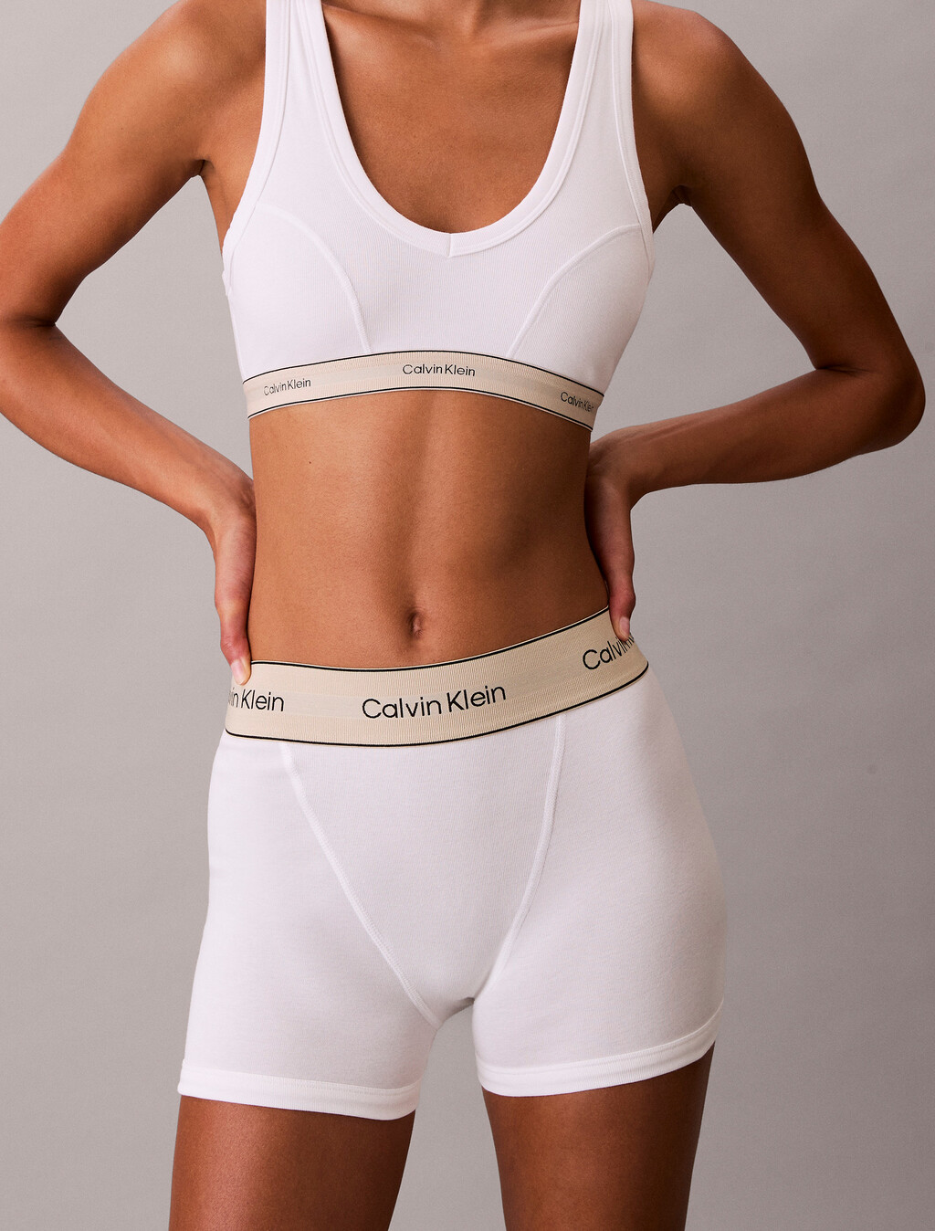 四角內褲 - Heritage Cotton Stretch, White, hi-res