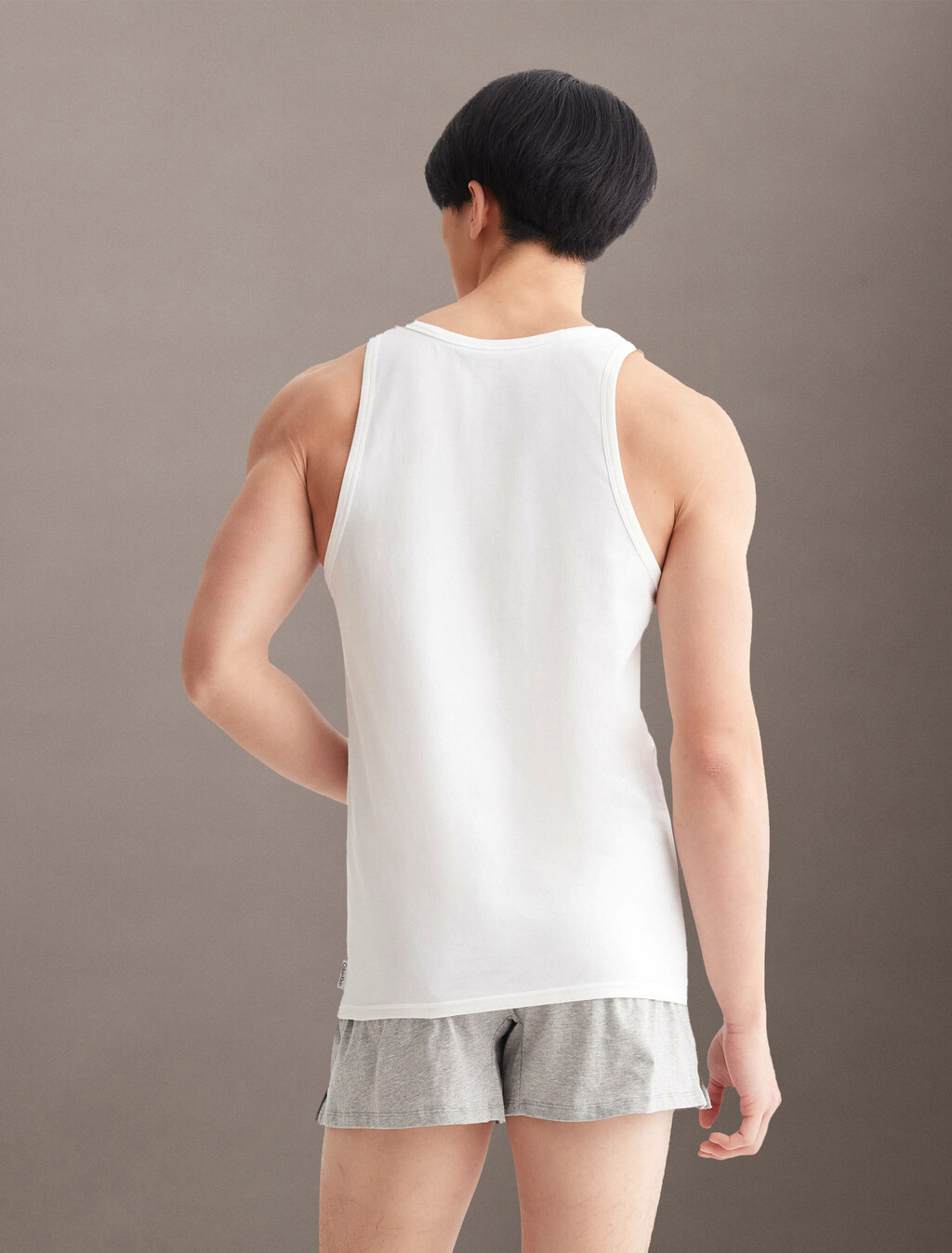 Icon Cotton Stretch Tanks 2 Pack, White/White, hi-res