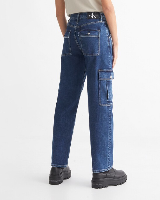 37.5 90S STRAIGHT CARGO JEANS