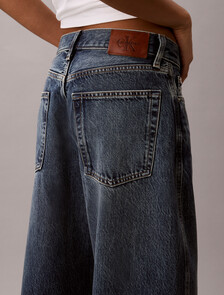 Twisted Low Rise Baggy Jeans, DAVENPORT, hi-res