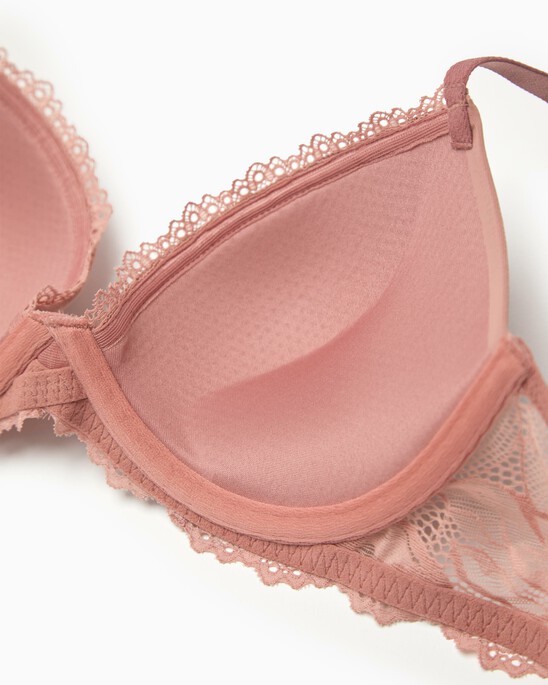 Seductive Comfort Lotus Floral Lifting Demi Bra