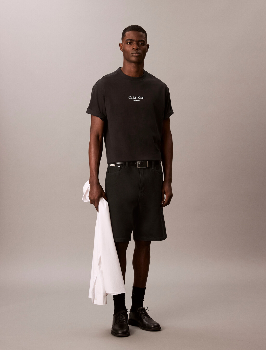 Logo Graphic Relaxed T-Shirt, Black, hi-res