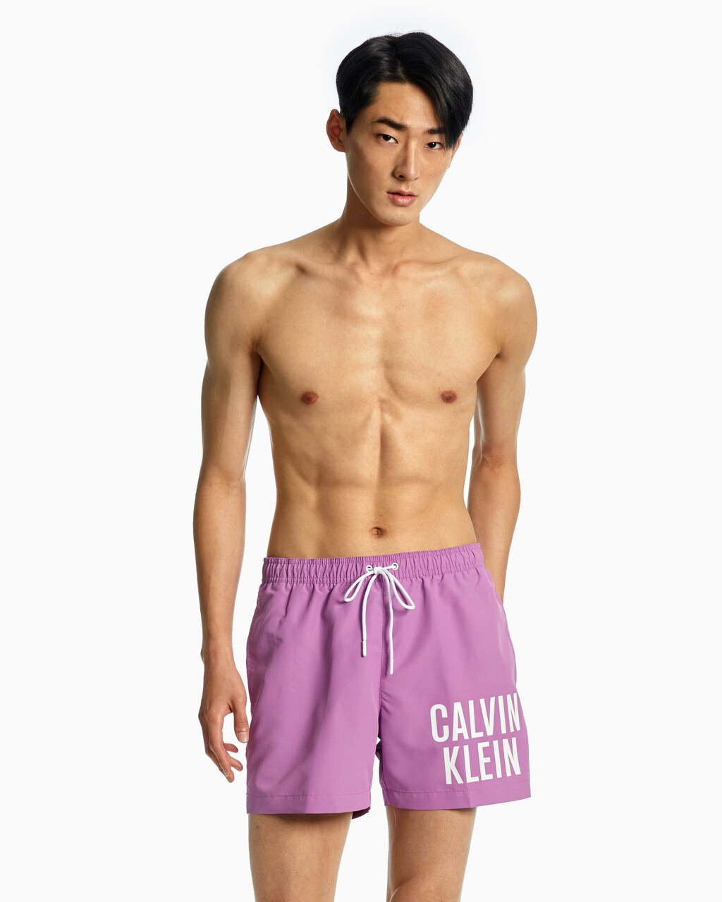 Intense Power Medium Swim Shorts, Helio Hue, hi-res