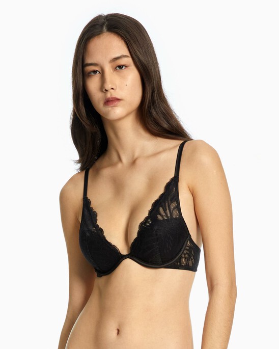 CK Black 輕盈襯裡低胸內衣