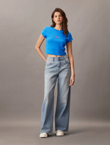 37.5 寬筒牛仔褲, 077 VINTAGE LIGHT BLUE DSTR, hi-res