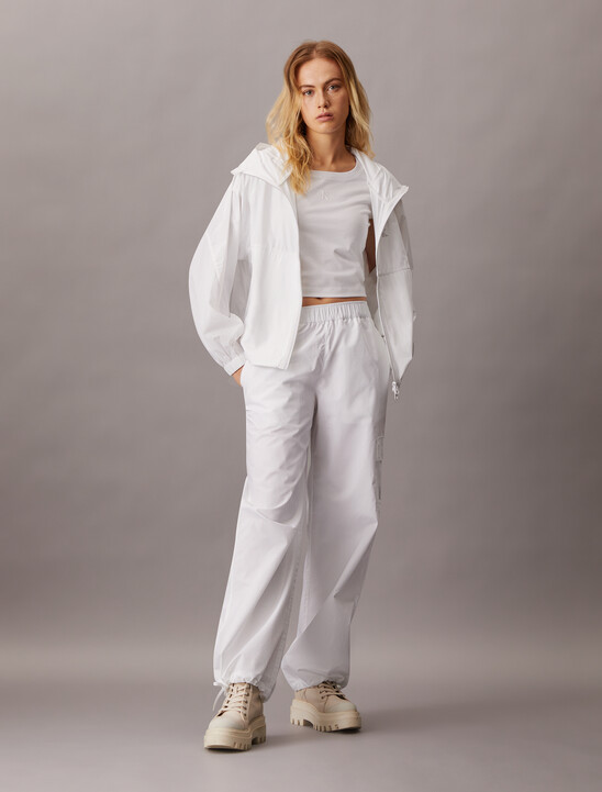 Summer Cotton Straight Utility Pants