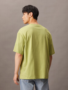 Calvin Logo Crew Neck Tee, Nile, hi-res