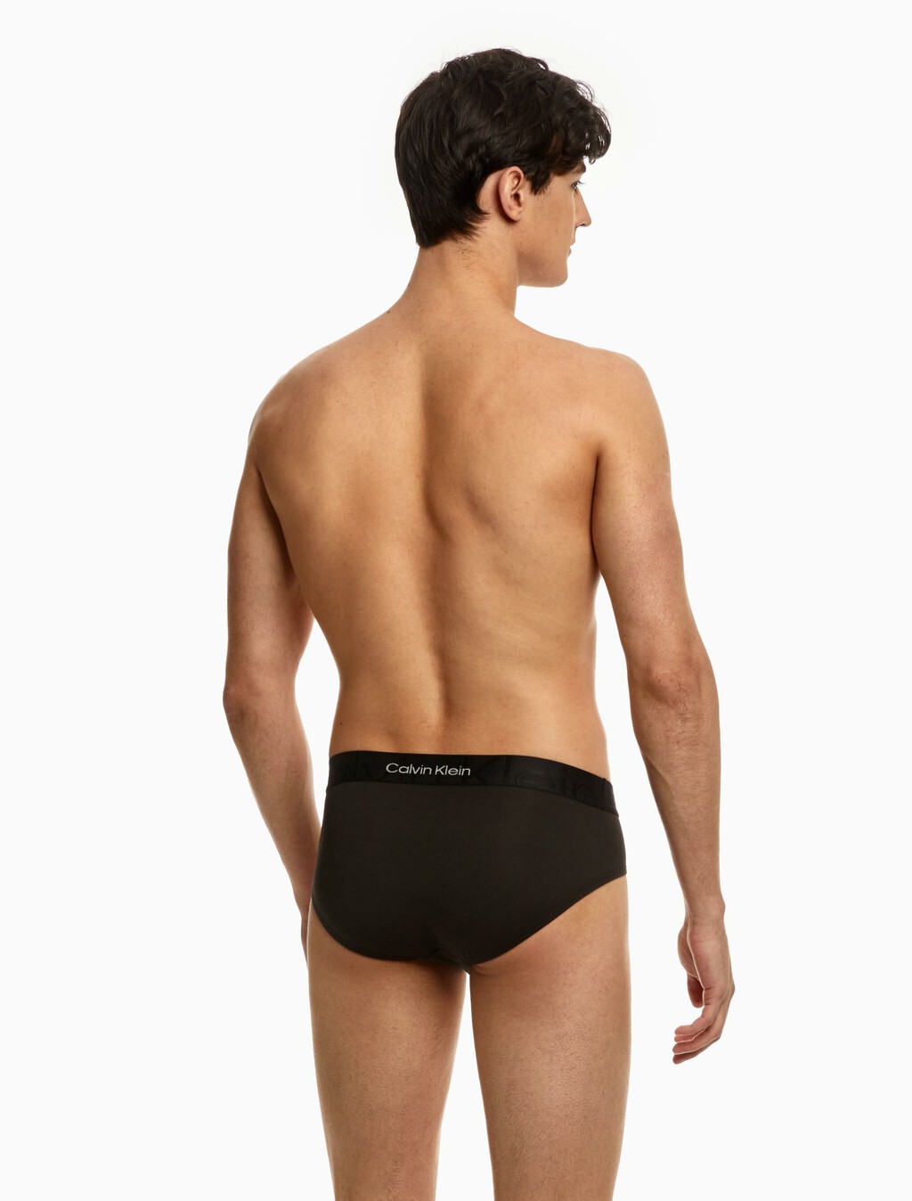 Embossed Icon Cotton Hipster Briefs, Black, hi-res