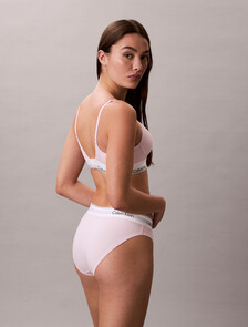 Icon Cotton Modal 棉質莫代爾深 V 胸圍, Cradle Pink, hi-res