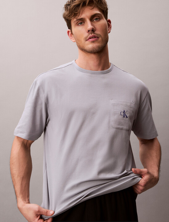 Icon 彈性棉質睡裝上衣