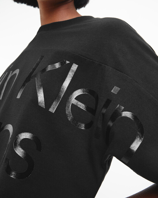 CROPPED GLOSS LOGO T-SHIRT