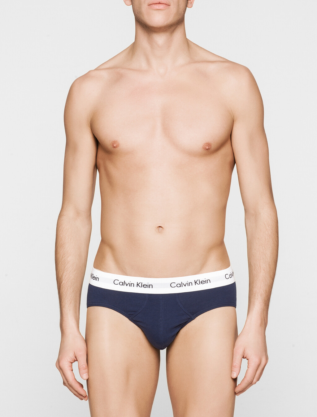 3 Pack Hip Briefs, Multi White/ Pyro Blue/Red Ginger, hi-res