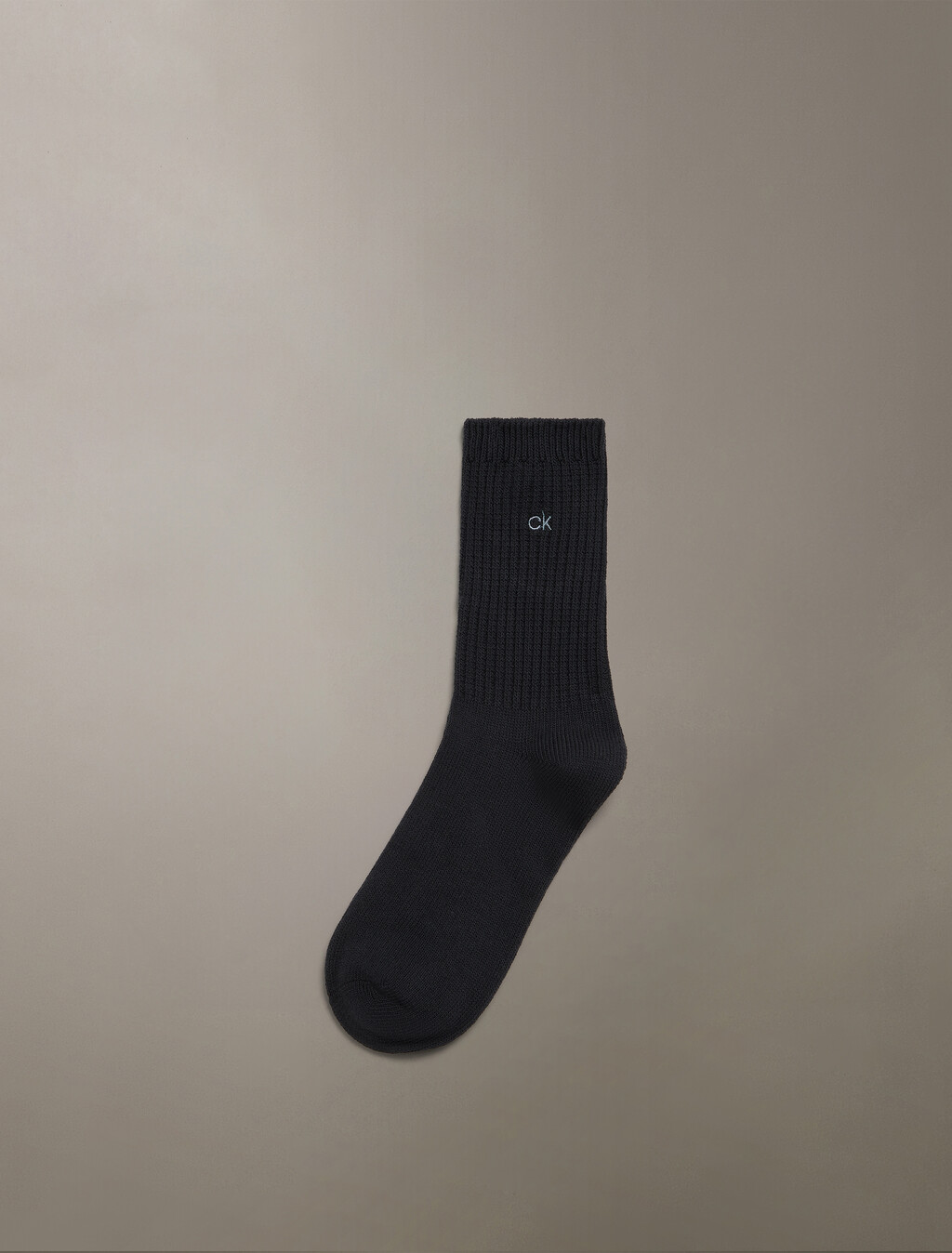 Knit Crew Sock, BLACK, hi-res