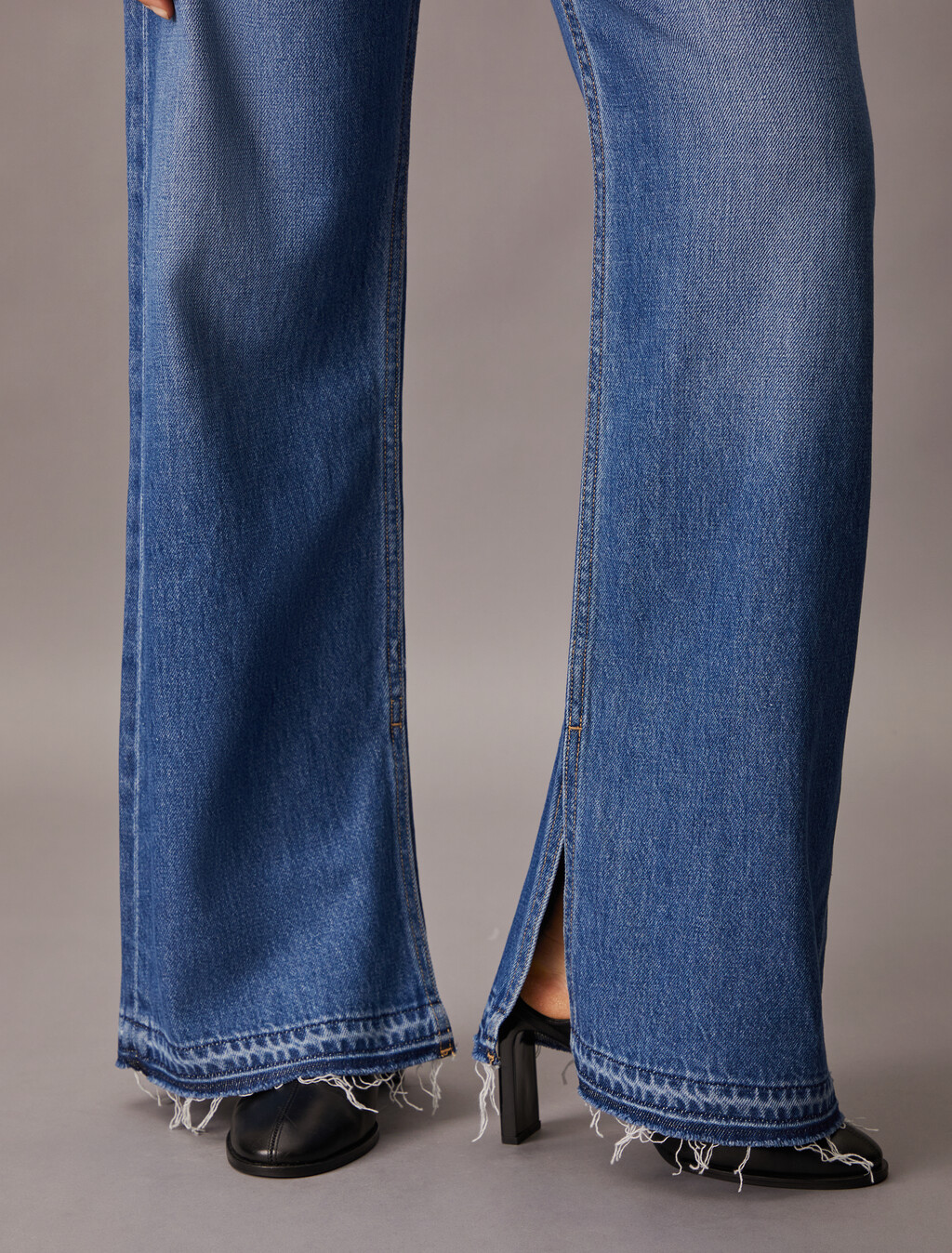 Tencel High Rise Wide Leg Jeans, Denim Light, hi-res