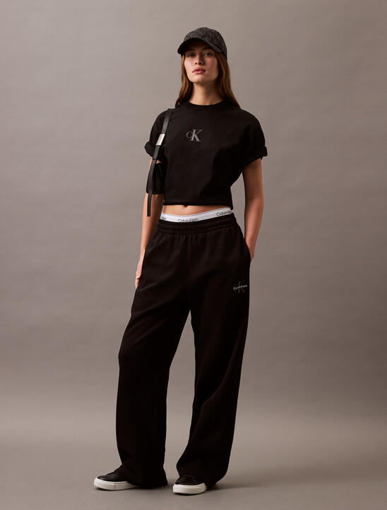 Cropped Monogram T-shirt