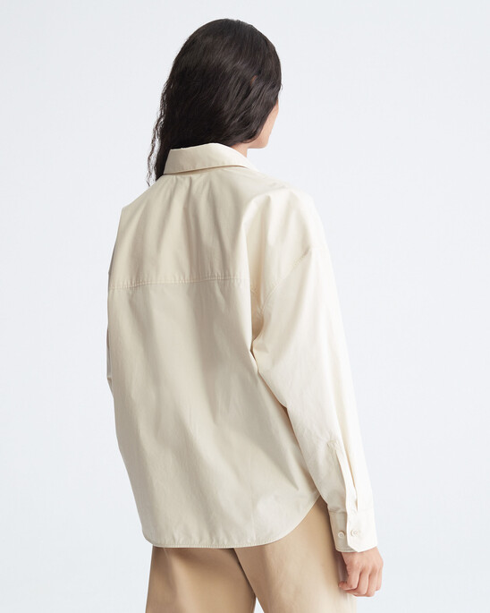 LONG SLEEVE POPLIN SHIRT