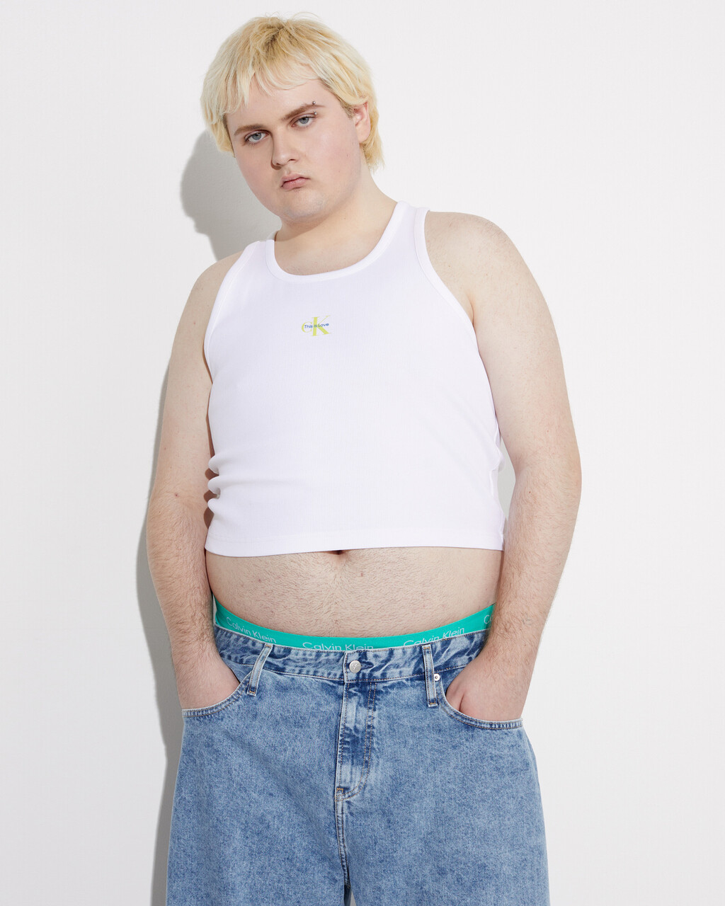 PRIDE 限定羅紋背心, Bright White, hi-res