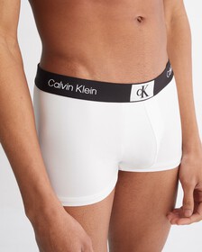 CALVIN KLEIN 1996 微細纖維低腰內褲, White, hi-res