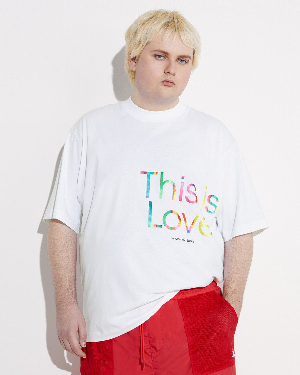 Pride Capsule Relaxed Tee, Bright White, hi-res