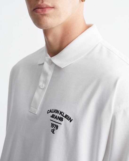 Varsity 弧形標誌 Polo 裇