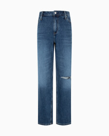 Italian Denim 90s Straight Jeans, AUTHENTIC BLUE, hi-res
