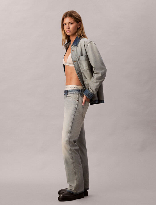 Selvedge Relaxed Bootcut Jeans