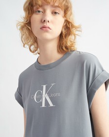 經典 MONOLOGO T 裇, Overcast Grey, hi-res