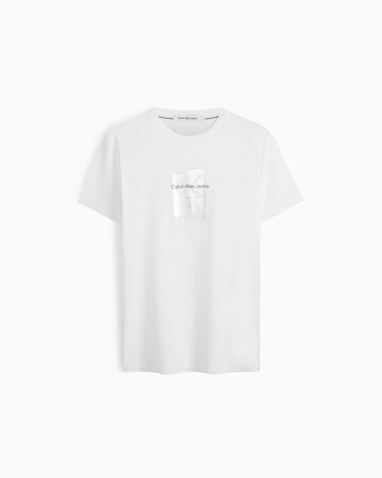 金屬色 Monogram 有機棉 T 裇