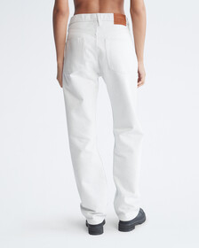 STANDARDS STRAIGHT FIT RECYCLED BOTTLE JEANS, CHALK, hi-res