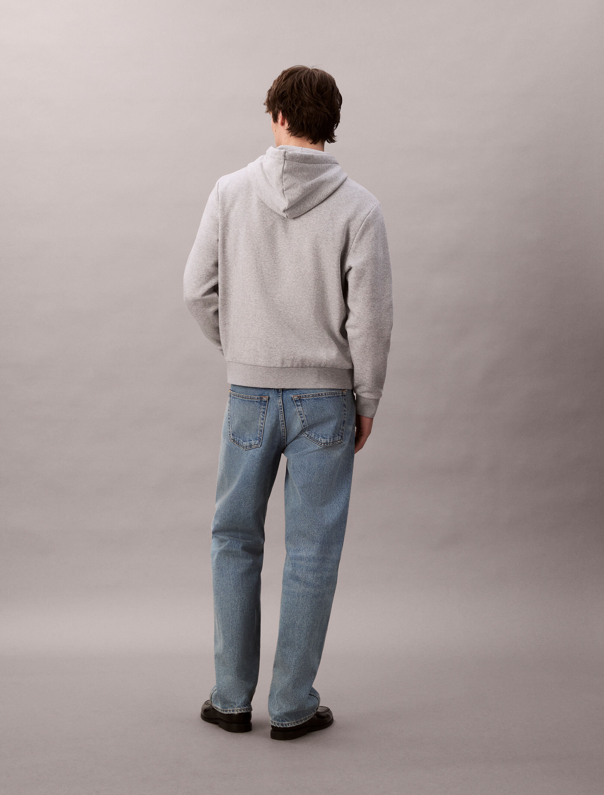 【CK JEAN】LONG SLEEVE ARCHIVE FLEECE HOODIE 40QM431 Archive Logo Fleece Hoodie | Calvin Klein