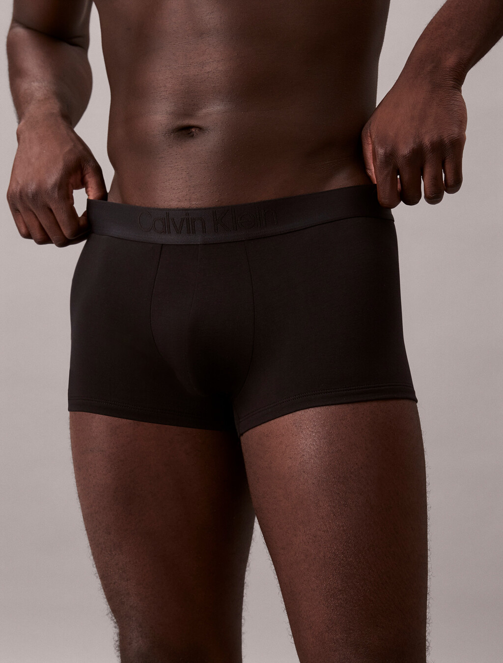 CK Black 低腰平口內褲 3 件組, Black/Turbulence/Casual Blue, hi-res