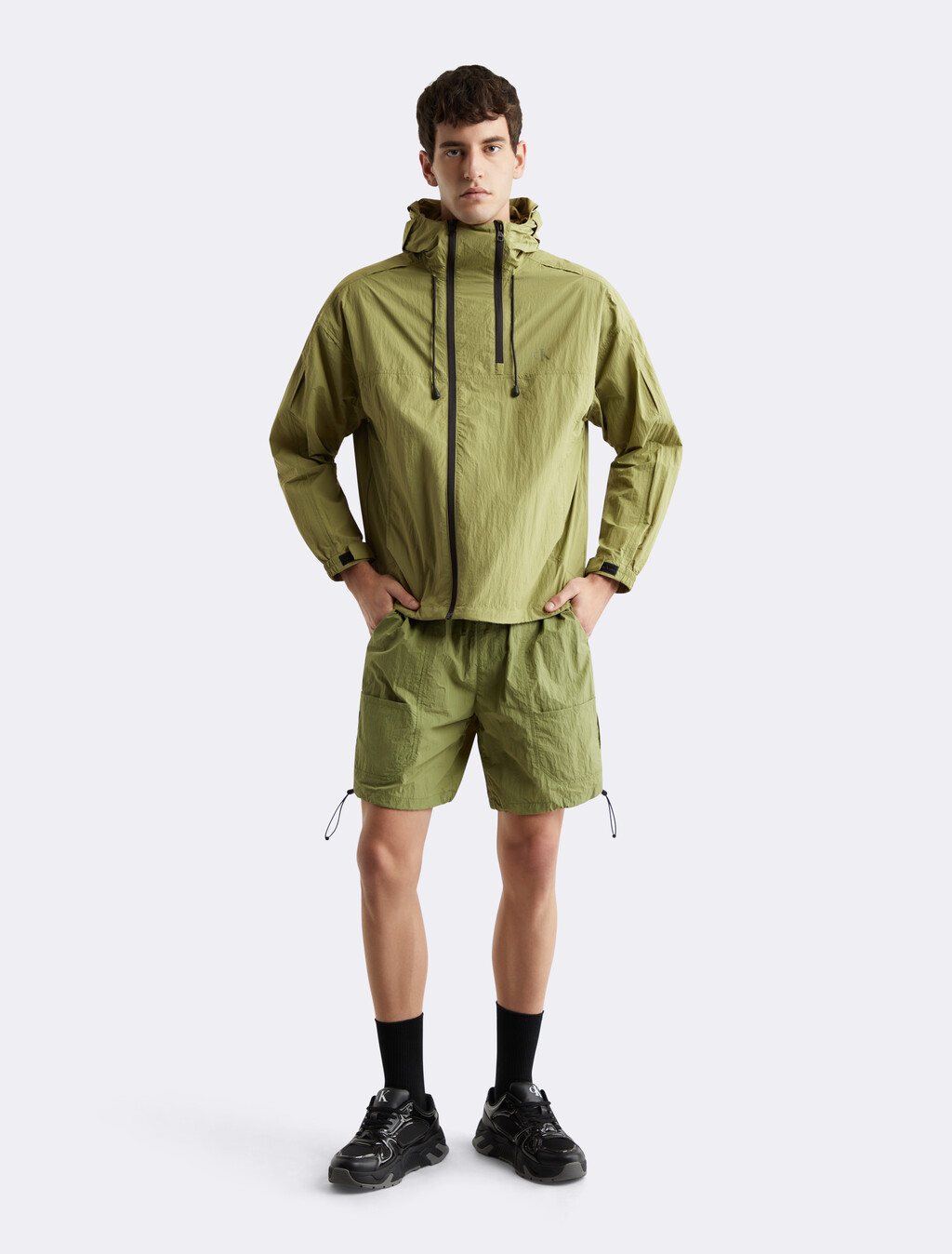 Cooling UV Protective Shorts, DARK JUNIPER, hi-res