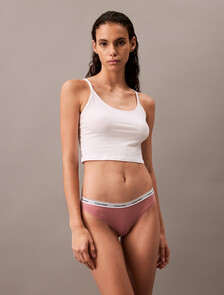 Modern Logo Bikini Briefs, Red Grape, hi-res