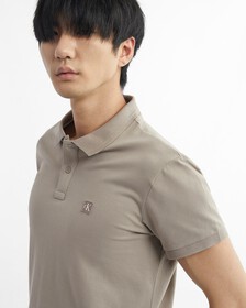 匹馬棉彈性企領修身 POLO 裇, Perfect Taupe, hi-res