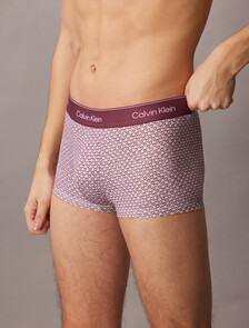 Icon Cotton Stretch 限量版低腰平口內褲, STENCIL HEART_SPRING LILAC, hi-res