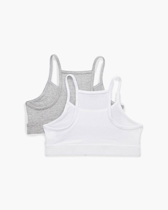 女童 2 件裝 MODERN COTTON 無鋼圈胸圍