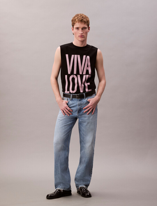 Pride Viva Love Graphic Relaxed Tank Top