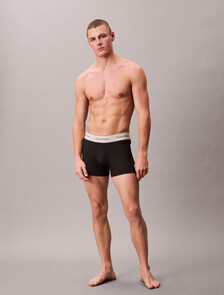 3 Pack Trunks - Heritage Cotton Stretch, Black/Black/Black, hi-res