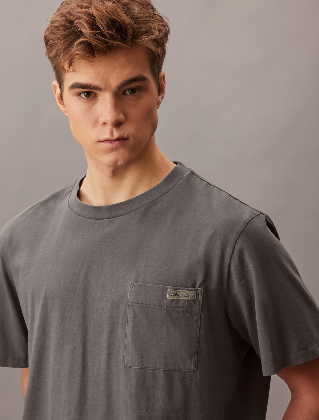 礦染短版寬鬆 T 恤, Pirate Black, hi-res