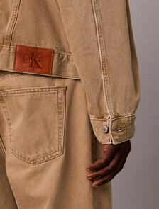 90s Denim Trucker Jacket, TIGERS EYE SMOKE, hi-res