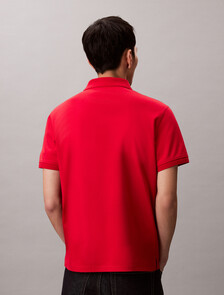 農曆新年 CK Emblem 修身 Polo 衫, Pantone Red, hi-res