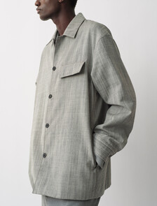 Kostas襯衫外套, GREY, hi-res