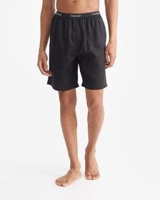 TENCEL LOUNGE SHORTS, Black, hi-res