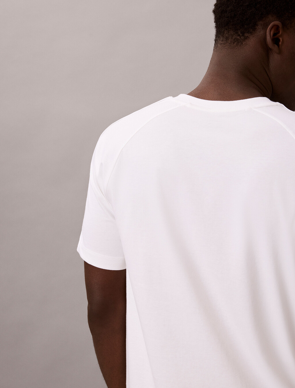 棉質混紡健身 T 恤, Classic White, hi-res