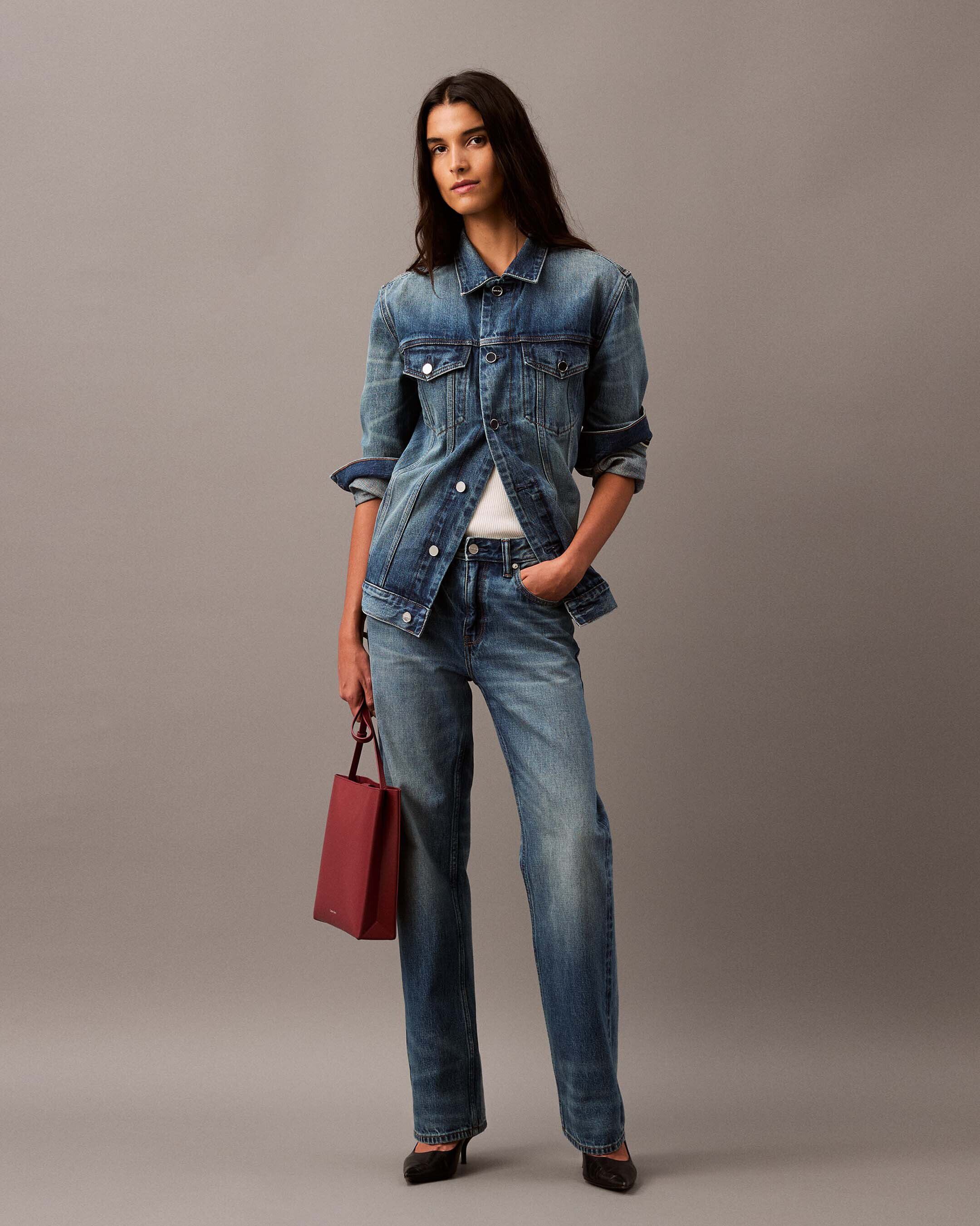 Selvedge Modern Loose Fit Jeans | blue | Calvin Klein Hong Kong