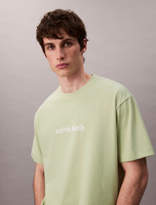 Cooling Jersey Relaxed Logo Tee, Tender Greens, hi-res